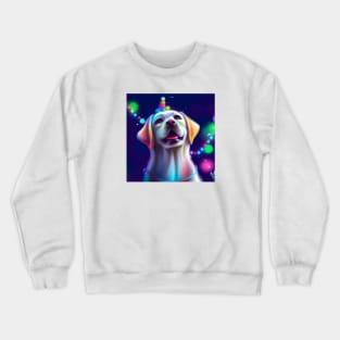 Cute Labrador Retriever Drawing Crewneck Sweatshirt